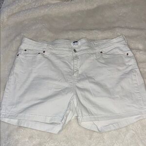 Denizen from Levi's Mid-Rise White Jean Shorts